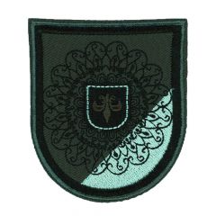 HKM Iron-on patch weapon with black flowers - 5pcs