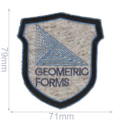 HKM Iron-on Patches Geometric - 5 pcs