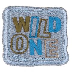 HKM Iron-on patches wild one - 5pcs