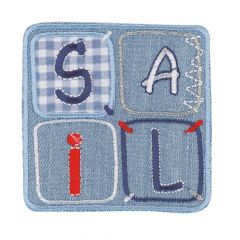 HKM Iron-on patches sail on jeans - 5pcs