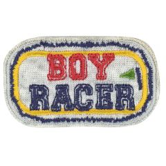 HKM Iron-on patches boy racer jersey - 5pcs