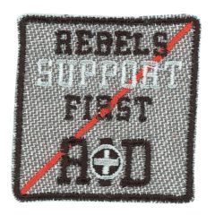 HKM Iron-on patches rebels support first aid - 5pcs