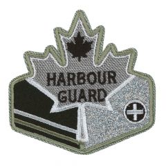 HKM Iron-on patches harbour guard grey - 5pcs