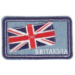 HKM Iron-on patches Britannia and flag jeans - 5pcs