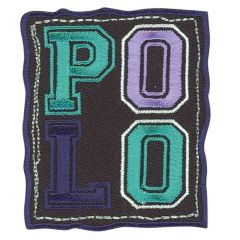 HKM Iron-on patches polo green - 5pcs