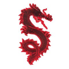 HKM Iron-on patches dragon - 5pcs