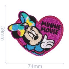 HKM Iron-on patch Minnie Mouse - 5pcs