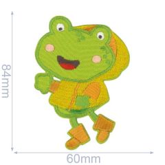 HKM Iron-on patch frog - 5pcs