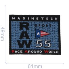 Iron-on patches navyTECH, RAW 55 - 5pcs