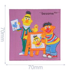 HKM Iron-on patch Bert and Ernie - 5pcs