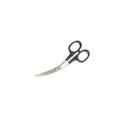 Fabric scissors curved 16cm black - 1pc