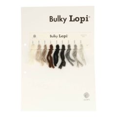 Lopi Bulkylopi-Jöklalopi colour sample card - 1pc