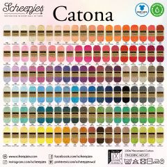 Scheepjes Catona assortment 5x50g - 113 colours - 1pc
