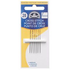 DMC Cross-stitch needles no.22-26 - 12x6pcs