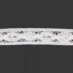 Brussels lace 45mm white - 13.7m