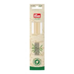 Prym 1530 double-pointed ndl bamboo 15cm 2.0-4.0mm - 5x5pcs