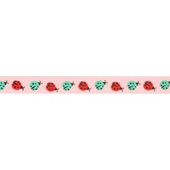 Grosgrain ribbon ladybug 9mm - 18.4m - 749