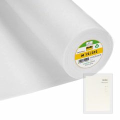Vlieseline Sew-in interlining M12 90cm white - 25m