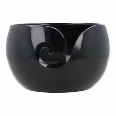 Scheepjes Yarn Bowl marbled black-white 15x9cm - 1pc