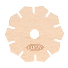 Opry Wooden braiding star 10 slits - 5pcs