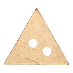 Coconut button triangle 4cm - 25pcs