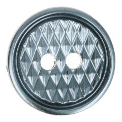 Button with diamond pattern, shiny 48" - 40pcs - 9