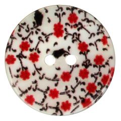 Button mother-of-pearl print size 34 - 21.25mm - 50pcs