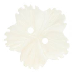 Button mother-of-pearl flower 44 - 40pcs