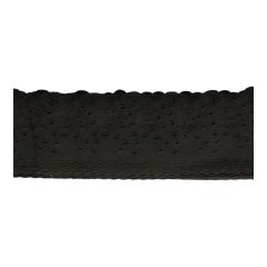 Broderie anglaise 115mm black - 13m