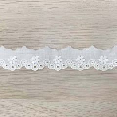 Broderie anglaise shiny 30mm -18.4m