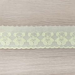 Broderie anglaise bear 45mm coloured - 18.4m