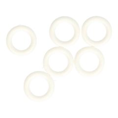 Antex Rings plastic white - 100pcs