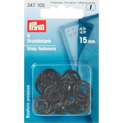Prym Sew-on snap fasteners plastic round 15mm - 5x6pcs