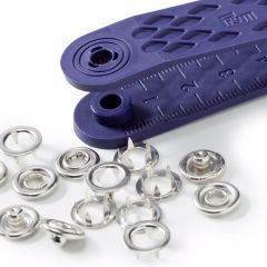 Prym Non-sew press fasteners jersey pr. ring 10mm - 5x10pcs