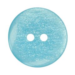 Button sparkling size 24 ligne blue - 50pcs