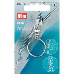 Prym Zipper ring silver - 5pcs