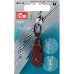 Prym Zipper leather brown - 5pcs