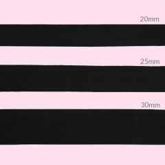 Strong elastic bundle 20-25-30mm black - 25x1m