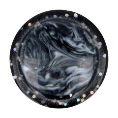 Button marbled - glitter rim size 32"  -  50pcs