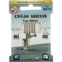 Organ Needles Eco-pack top stitch 5 needles - 20pcs