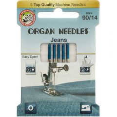 Organ Needles Eco-pack jeans 5 needles - 20pcs