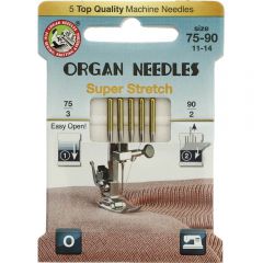 Organ Needles Eco-pack super stretch 5 needles - 20pcs