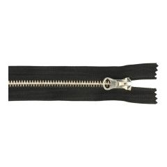 Non-separating zipper shiny 15-20cm gold - 10pcs