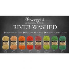 Scheepjes River Washed assortment 5x50g - 8 colours - 1pc