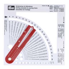 Prym Knitting calculator with counting frame - 5pcs