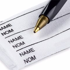 Prym Iron-on name tabs and marking pens - 5x24pcs