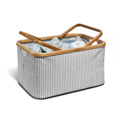 Prym Basket fold n store canvas and bamboo - 1pc