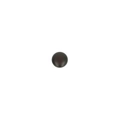 Button smooth black - 50pcs - 000