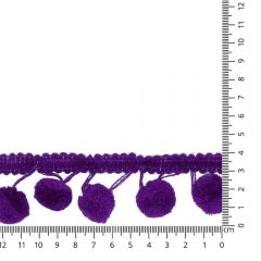 Pompom trim cotton 40mm - 12.5m
