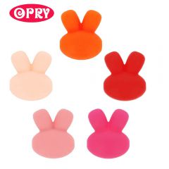 Opry Silicone beads rabbit 15mm - 5x5pcs - AST
